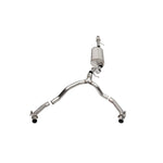 Corsa 304 stainless steel Sport cat-back exhaust system with polished tips and RSC technology for Cadillac Escalade.
