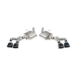 Corsa Performance 3-inch axle-back exhaust system with twin 4.5-inch black PVD tips for Cadillac CT5-V Blackwing.
