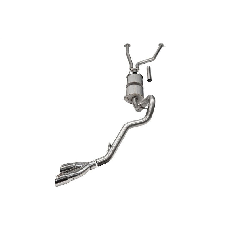 Corsa 304 stainless steel side-exit cat-back exhaust system with twin 4-inch polished tips for 2022-2025 Toyota Tundra