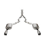 Corsa Performance Xtreme 3-inch cat-back exhaust with 4.5-inch polished straight-cut tips for 2024-2025 Mustang GT.