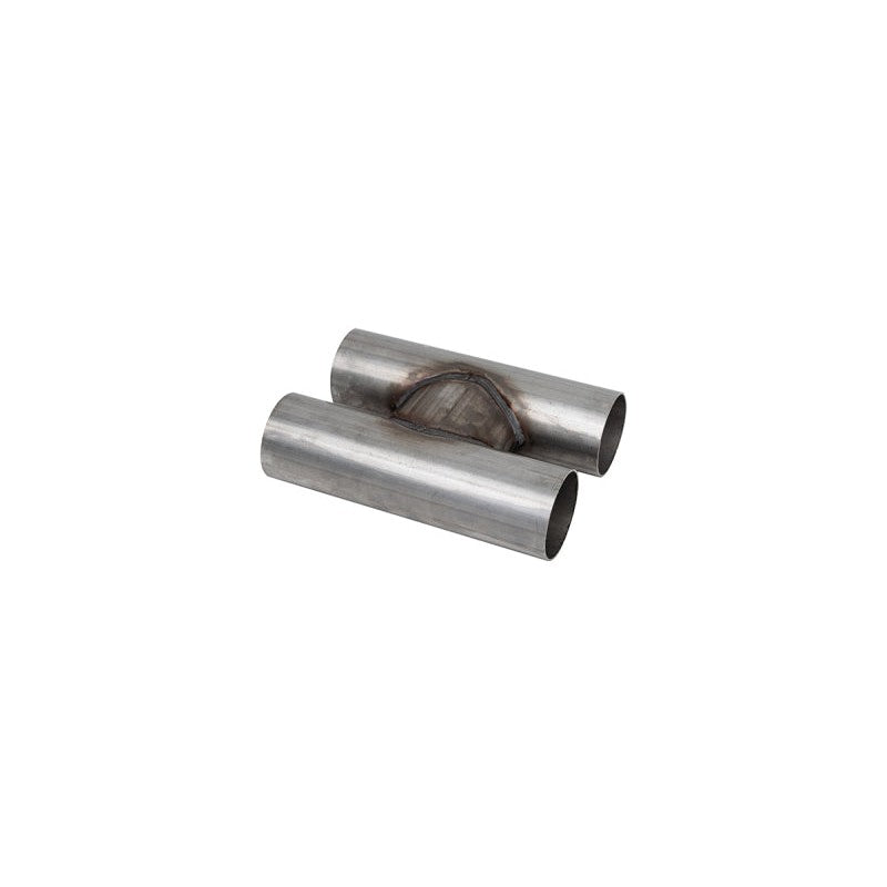 Corsa PRO-Series 304 stainless steel H-pipe featuring 2.5-inch dual inlets and outlets and 8.5-inch overall length.