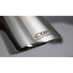 Polished dual-wall 304 stainless steel Corsa Pro-Series exhaust tip with a 4-inch outlet and laser-engraved logo.
