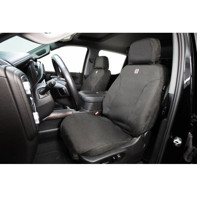 Covercraft 19-25 Ford F250 F350 F450 Carhartt Super Dux SeatSaver Second Row Custom Seat Cvr-Gravel