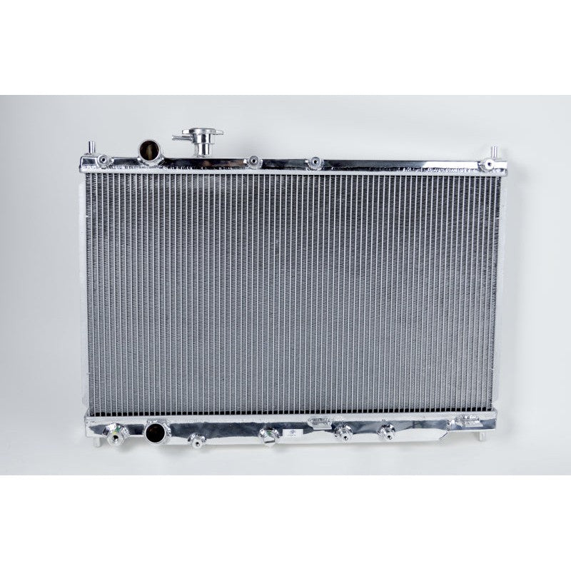 CSF 7009 high-performance all-aluminum 2-row radiator for 2000-2009 Honda S2000 with a mirror-polished finish.