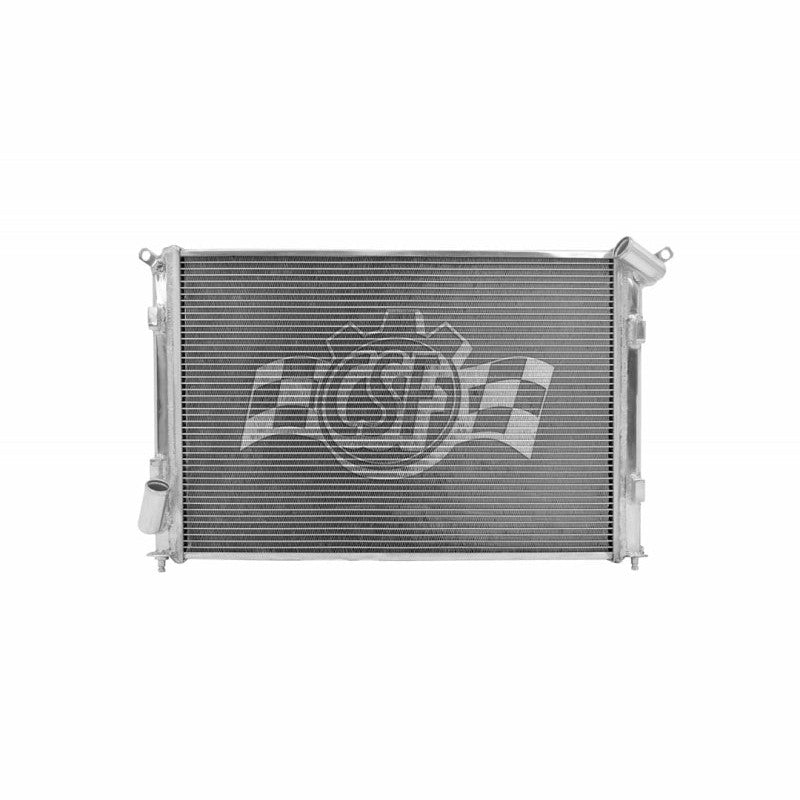CSF 7016 all-aluminum performance radiator with satin finish and CNC fittings for 2002-2007 Mini Cooper S.