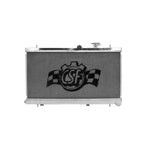 Polished CSF 3076 all-aluminum 2-row radiator with B-tube technology for 2002-2007 Subaru Impreza WRX/STI.