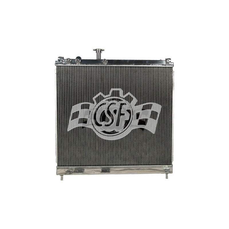 CSF 3328 hand-polished all-aluminum 2-row radiator with B-Tube core for Nissan Titan and Armada.