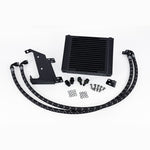 CSF high-performance transaxle cooler kit with 55mm bar and plate core, braided lines, and mounting hardware for Ford GT