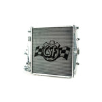 CSF 7047 all-aluminum high-performance 2-row left side radiator with satin finish and B-tube core for Porsche 997 and 987.