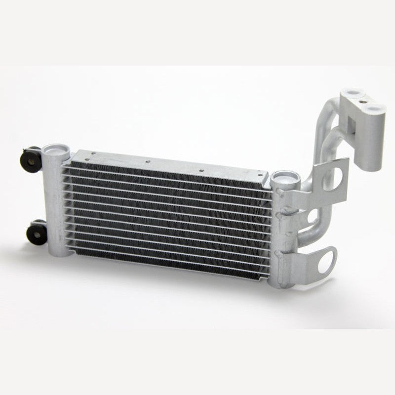 CSF 8042 aluminum dual-pass performance oil cooler with 11-channel microtube design for BMW E9X and E8X chassis.