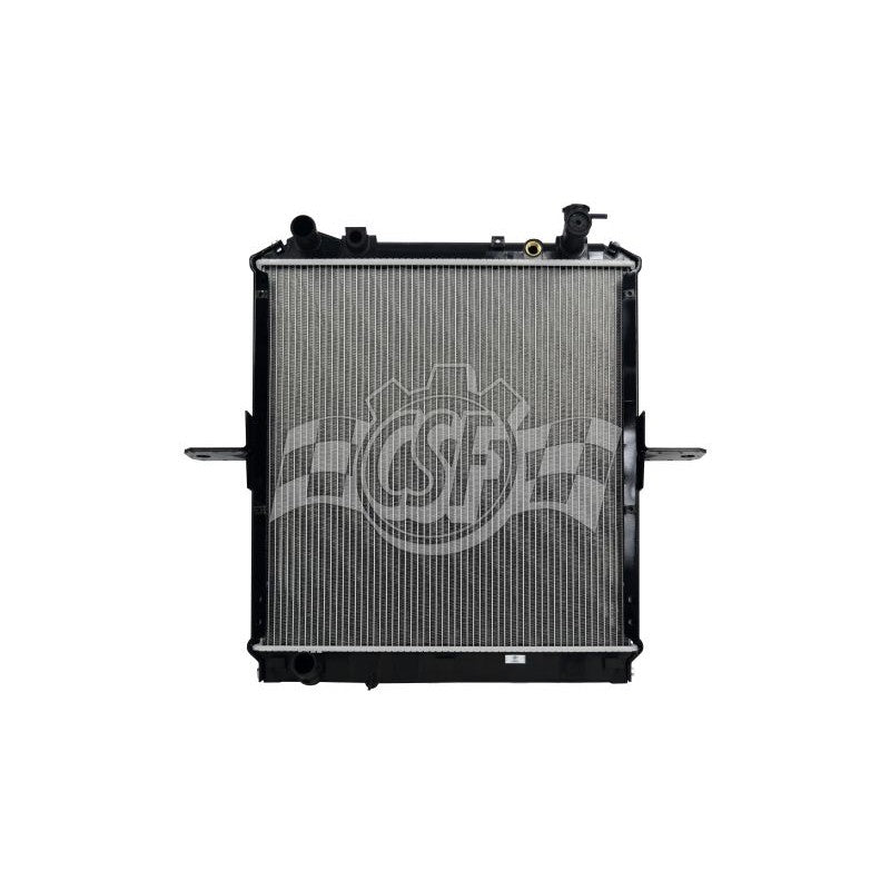 CSF 3834 OE-style replacement radiator for 2008-2009 Isuzu NPR 5.2L with plastic tanks and aluminum core