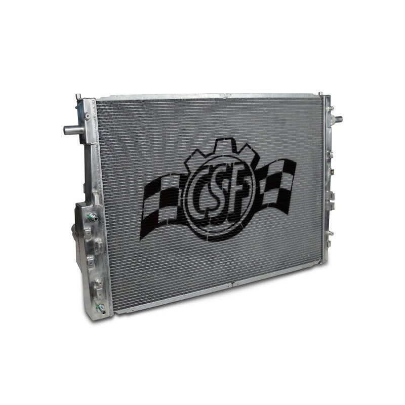 CSF 7062 all-aluminum 2-row heavy-duty radiator with CNC-machined fittings for 2008-2010 Ford 6.4L Super Duty.