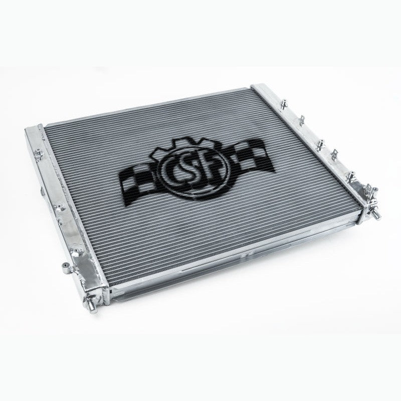 CSF 8028 high-performance all-aluminum 2-row radiator with satin finish for 2009-2015 Cadillac CTS-V.