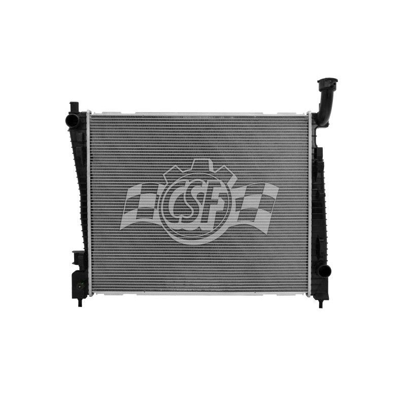 CSF 3544 OE-style replacement radiator with plastic tanks and aluminum core for 2011-2014 Dodge Durango 3.6L.