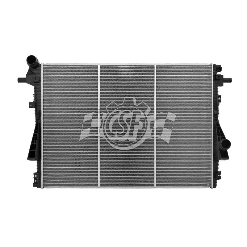 CSF 3601 OEM replacement radiator with plastic tanks for 2011-2016 Ford F-250 Super Duty with 6.7L engine.