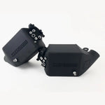 Pair of CSF crinkle black high-performance charge-air-coolers with cast end tanks for BMW F10 M5 and F12 M6.