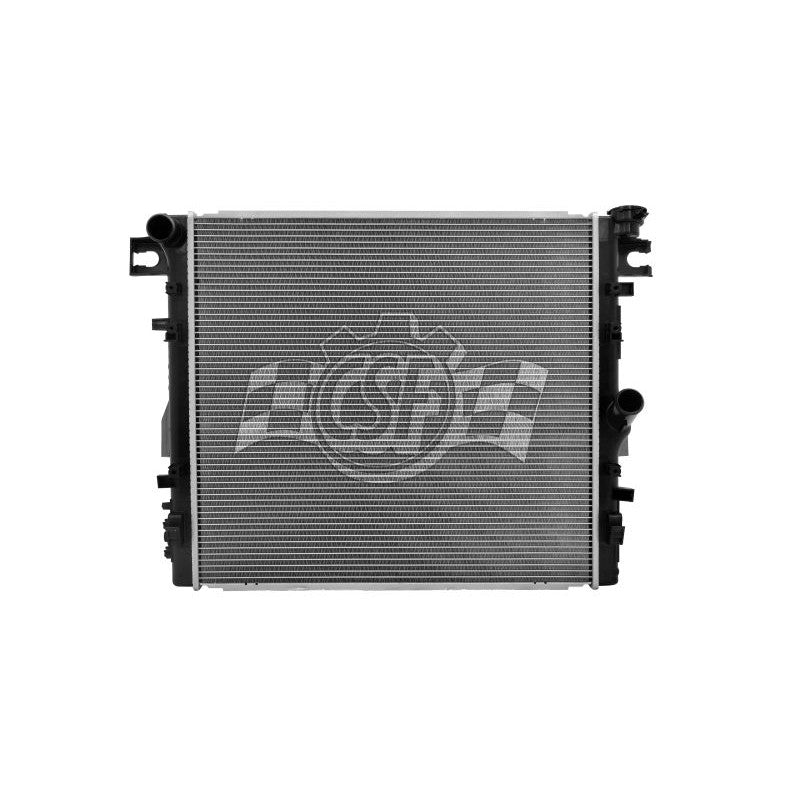 CSF 3592 OEM-style replacement radiator with plastic tanks and aluminum core for 2012-2018 Jeep Wrangler 3.6L