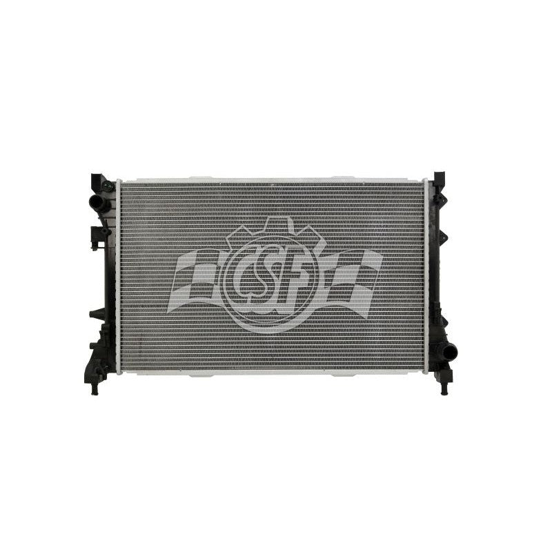 CSF 3530 direct-fit replacement radiator with plastic tanks and aluminum core for 2012-2019 Fiat 500