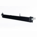 CSF 8102 black all-aluminum transmission oil cooler with laser-cut mounting brackets for 2015-2025 Ford F-150.