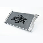 CSF 7216 all-aluminum 2-row performance radiator with satin finish and CNC-machined brackets