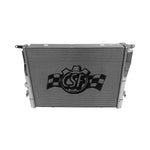 Satin finish CSF 7001 all-aluminum radiator with CNC machined fittings for 2006-2013 BMW models.