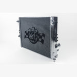 CSF 7077 high-performance triple-pass aluminum radiator for 2014-2019 Chevrolet Corvette C7 with satin finish