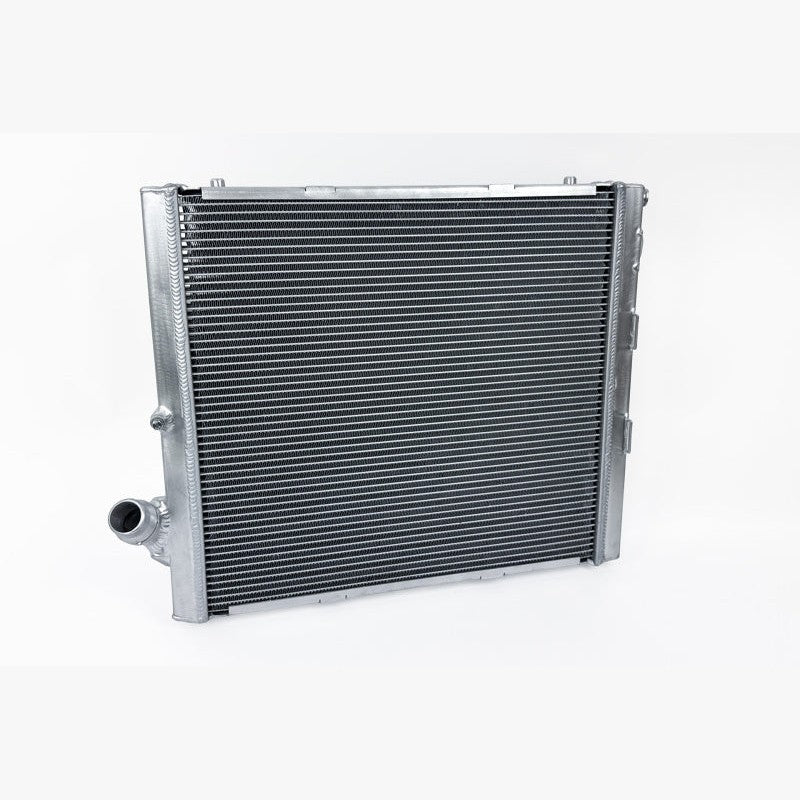 CSF 7241 high-performance all-aluminum left side radiator for Porsche 911 992 with satin finish.