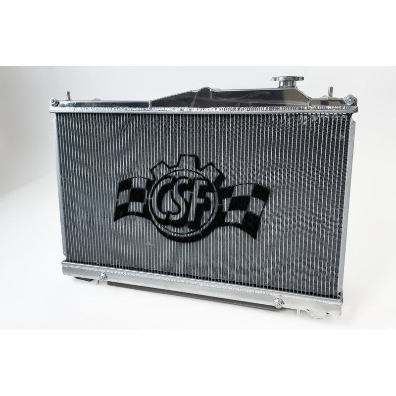 CSF 7224 high-performance all-aluminum radiator with TIG-welded tanks and mirror finish for 2022-2025 Subaru WRX.