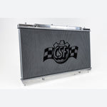 CSF 7221 polished all-aluminum 2-row 42mm radiator for FL5 Civic Type R and DE5 Integra Type S.
