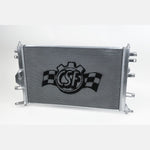 CSF 7233 High-Performance 42mm 2-row aluminum radiator with hand-brushed satin finish for 2023-2025 Toyota GR Corolla.