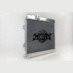 CSF 7063 high-performance all-aluminum radiator for 1988-1991 BMW M3 E30 featuring a mirror finish
