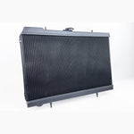 CSF 7229B high-performance 2-row all-aluminum radiator with satin black finish for Nissan Skyline R32