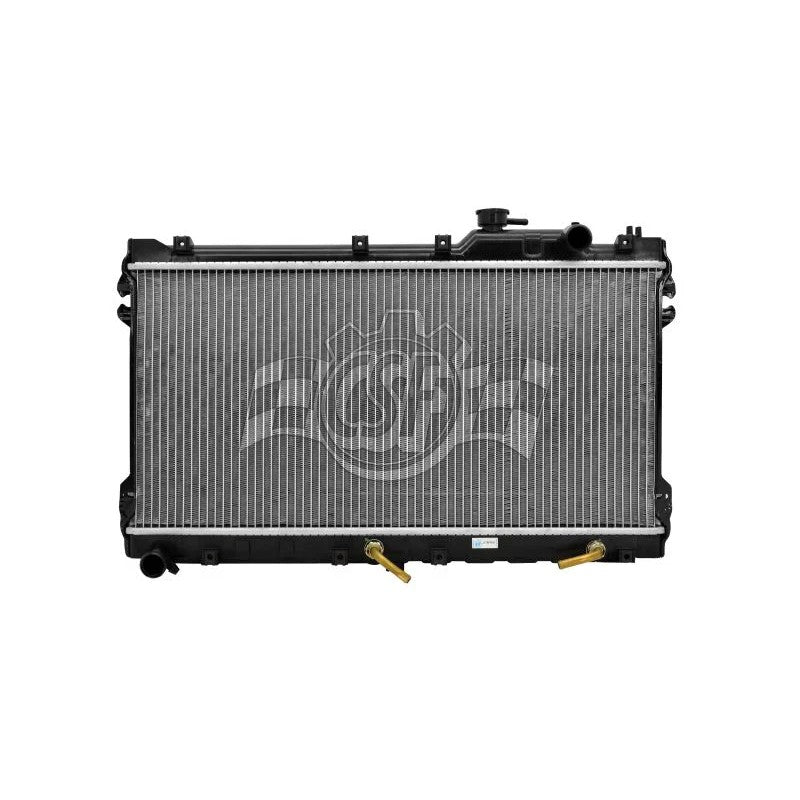 CSF OEM replacement radiator with black plastic tanks and core for 1990-1993 Mazda Miata 1.6L