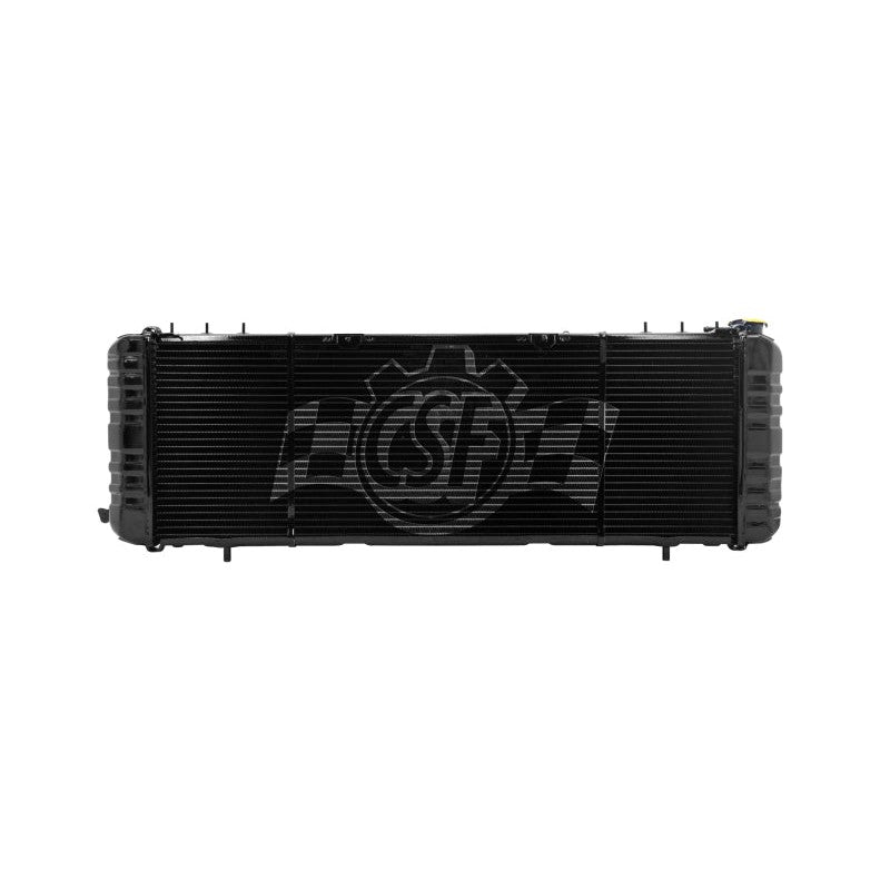 CSF 2671 heavy-duty 3-row copper-brass radiator with ribbed tanks for 1991-2001 Jeep Cherokee 4.0L.