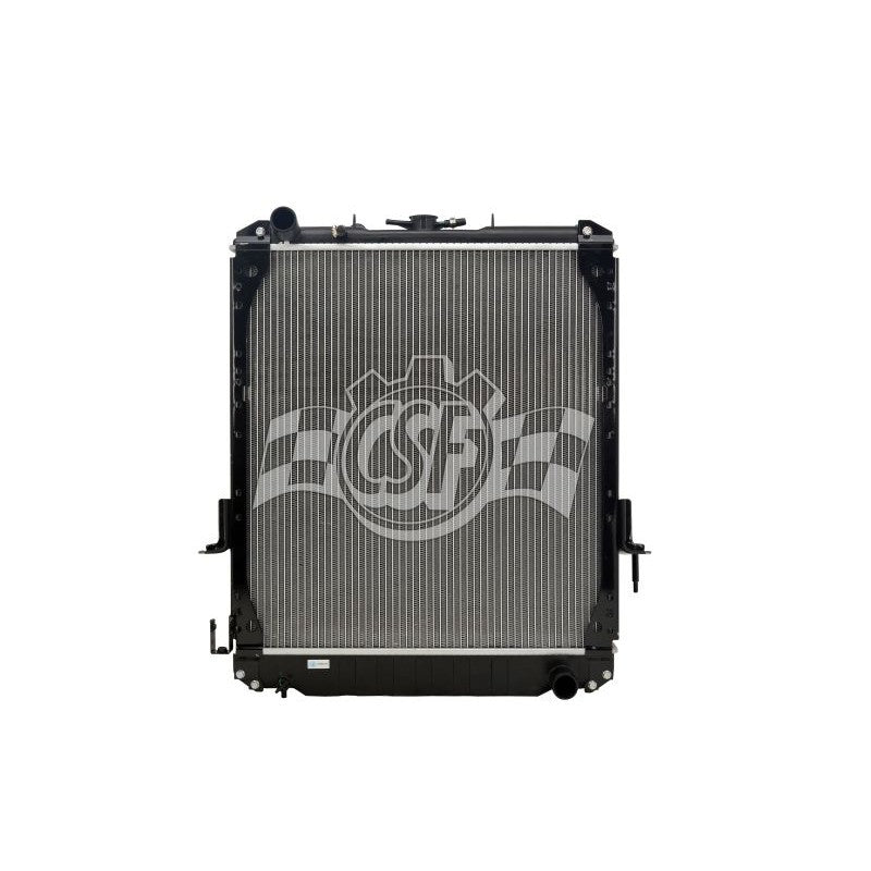 CSF 3242 engine cooling radiator with plastic tanks and internal core for 1996-2002 Isuzu NPR 5.7L.