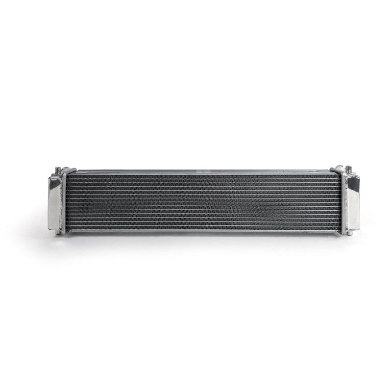 CSF 7057 high-performance all-aluminum auxiliary center radiator with B-Tube core and satin finish for Porsche 911 996