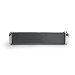CSF 7057 high-performance all-aluminum auxiliary center radiator with B-Tube core and satin finish for Porsche 911 996