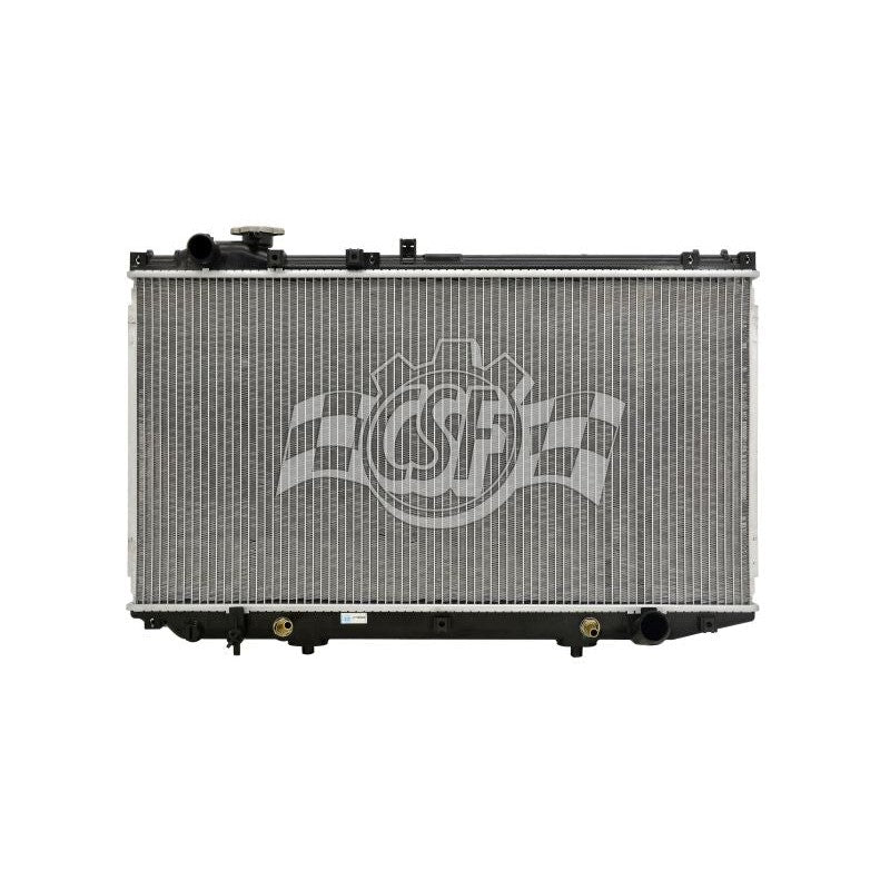 CSF 2606 OEM-style replacement radiator featuring black plastic tanks and aluminum core for 1998-2005 Lexus GS300