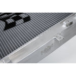 CSF 7204 satin finish all-aluminum 2-row radiator with CNC-machined brackets for Audi B5 A4 1.8T manual models