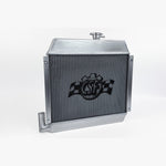 CSF 7225 satin finish 31mm all-aluminum performance radiator for 1966-1976 BMW E10 1602 and 2002.