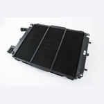 CSF 7205 satin black all-aluminum high-performance right-hand side radiator for Ferrari F355