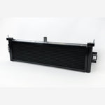 CSF 8266 high performance aluminum engine oil cooler with 10-channel microtube core and protective rock guard.
