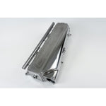 Raw billet aluminum CSF Gen 2 B58 Race X Charge-Air-Cooler Manifold featuring integrated fuel rail and NPT ports