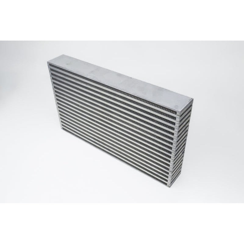 CSF 8056 high performance bar and plate intercooler core measuring 20 inches by 12 inches by 3 inches.