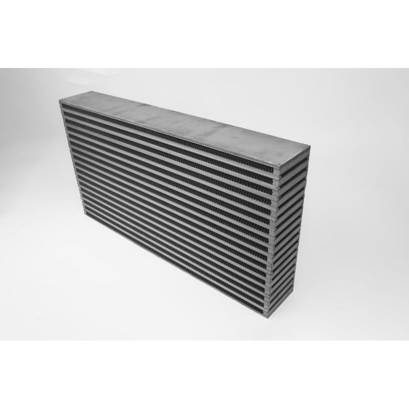 CSF 8063 horizontal flow bar and plate intercooler core with staggered fin design, 20x12x4 inches.