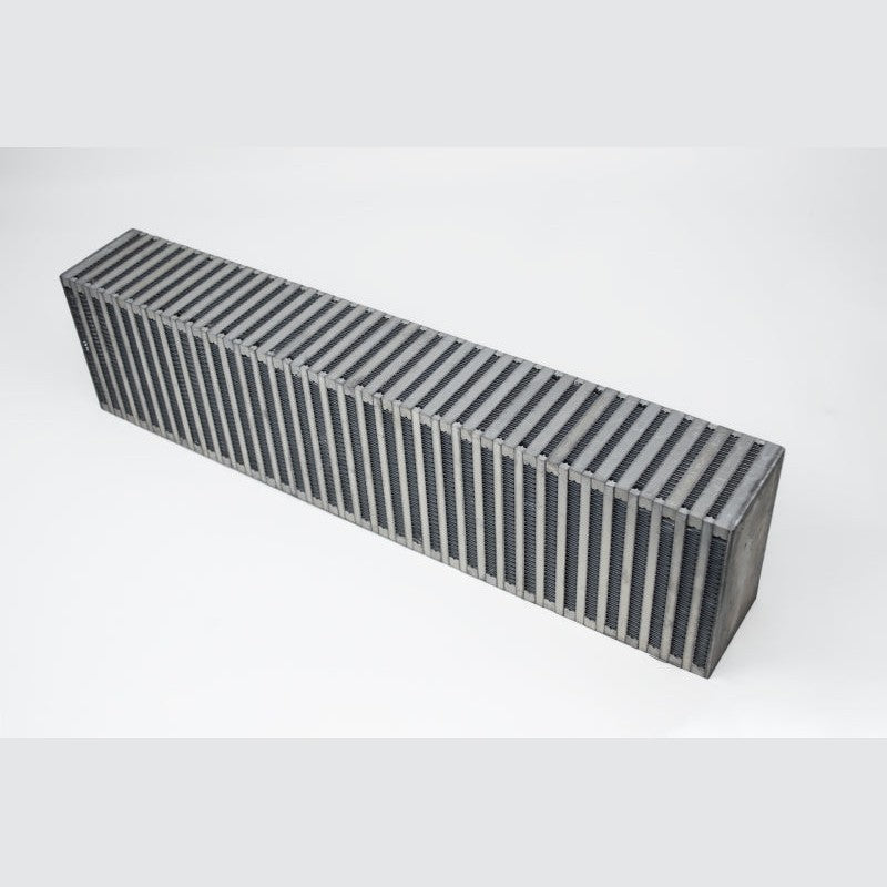 CSF 8053 high performance vertical flow bar and plate intercooler core with staggered louvered fins