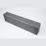 CSF 8053 high performance vertical flow bar and plate intercooler core with staggered louvered fins