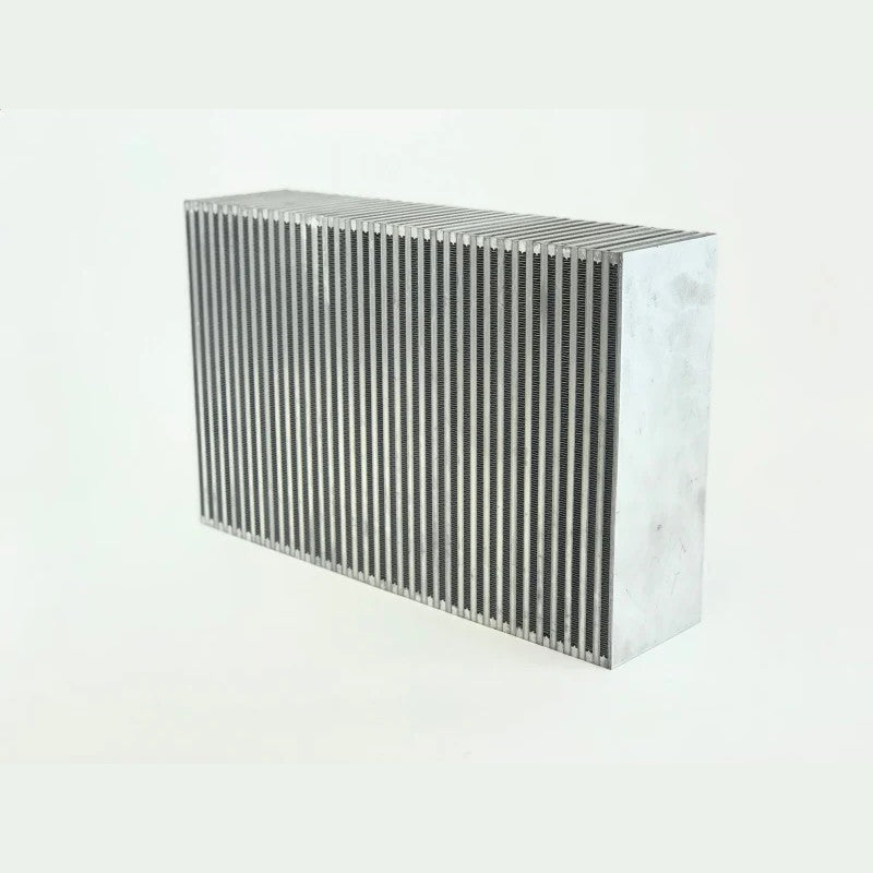 Vertical flow bar and plate aluminum intercooler core for 2009-2021 Nissan GT-R R35 builds