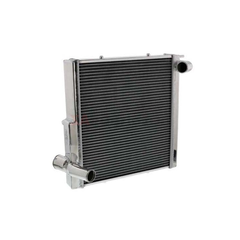 CSF all-aluminum right-side radiator for Porsche 911 and Boxster with satin finish and TIG-welded end tanks.
