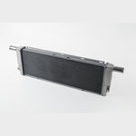 CSF 7068 all-aluminum center radiator for Porsche 911 and 718 with high-efficiency B-Tube core and TIG-welded tanks.